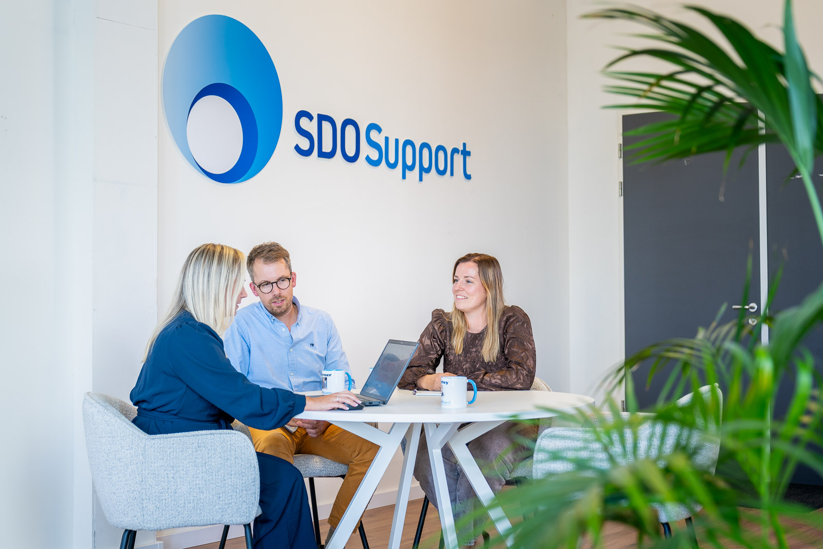 Overleg op kantoor SDO Support